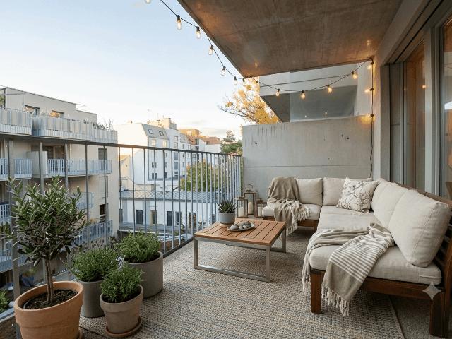 Moderne 2 Zimmer Wohnung mit Balkon, Am Spitz, 3 Min. fußläufig bis Bahnhof Floridsdorf S+ U