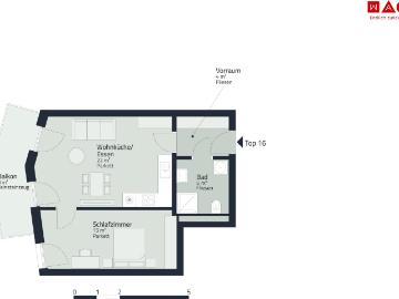 moderne 2 zimmer wohnung mit balkon in graz – erstbezug & neubaustandard!