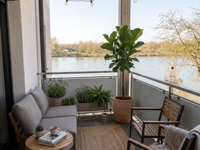 Moderne 2 Zimmer Wohnung mit Balkon – ruhige Lage direkt am Inn