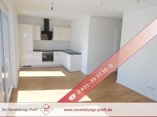 Moderne 2 Zimmer Wohnung mit Einbauküche, Terrasse und Kellerraum