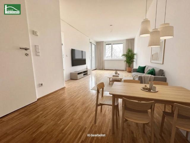 Moderne 2 Zimmer Wohnung mit Freifläche Wohnen in Grünlage!