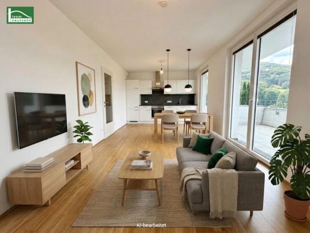 Moderne 2 Zimmer Wohnung mit gemütlicher Freifläche in Grünruhelage Wohnen in der Green City!