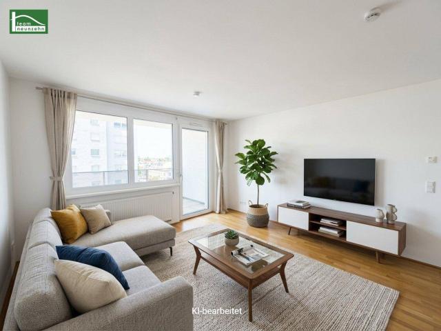 Moderne 2 Zimmer Wohnung mit sonniger Loggia und Balkon im Herzen von Floridsdorf!