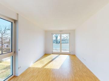 Moderne 2 Zimmer Wohnung mit Terrasse und offenem Wohnkonzept
