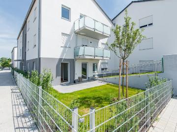 Moderne 2 ZKB Erdgeschoss Wohnung mit Einbauküche und Tiefgaragenstellplatz in Baar Ebenhausen!