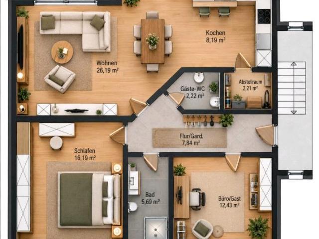 Moderne 3Zimmer Eigentumswohnung 84 qm, Garage, Energie A