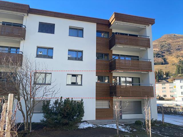 Moderne 3 1/2 Zimmerwohnung in unmittelbarer Nähe zum Skilift und den Langlaufloipen Bünda
