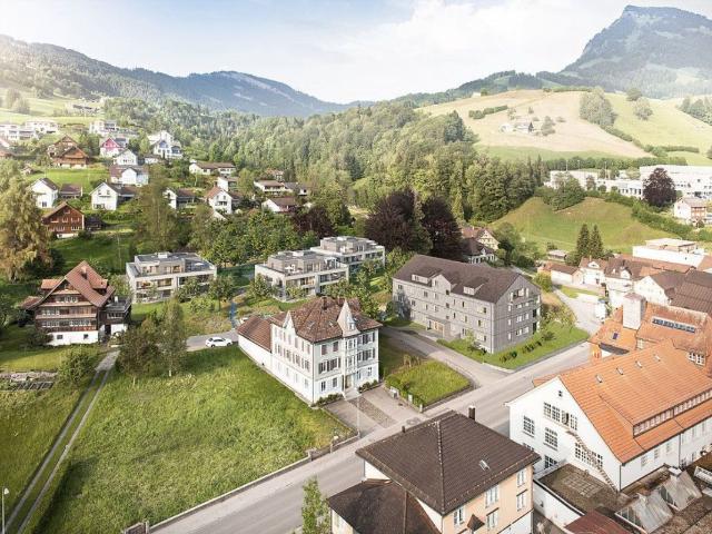 Moderne 3.5 Zimmerwohnung mit Stil und Komfort im Erdgeschoss