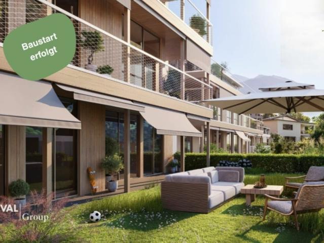 Moderne 3.5 Zimmerwohnung an erhöhter Lage mit Blick auf das Rhonetal
