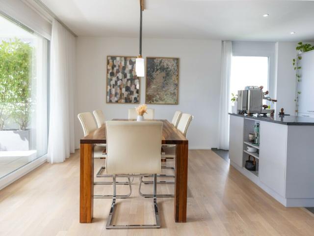 Moderne 3.5 Zimmer Attikawohnung an zentraler Lage mit Fernsicht