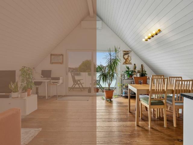 Moderne 3.5 Zimmer Dachwohnung zwischen Natur und Zentrum