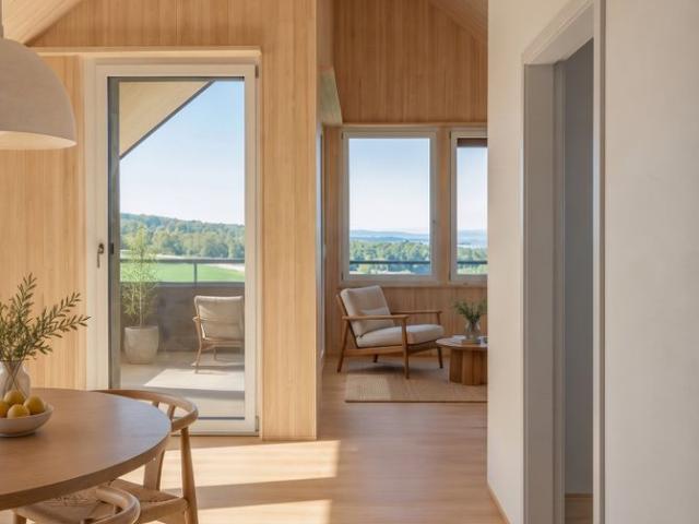 Moderne 3.5 Zimmer Neubauwohnungen an der Stadtgrenze mit freier Aussicht ins Grüne