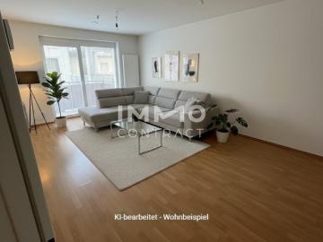Moderne 3 Zi Wohnung in Pöchlarn mit Balkon, 2 Garagen und Aufzug – Miete €1.014 Förderbar