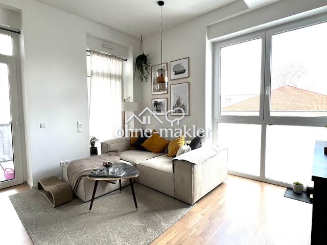 Moderne 3 Zi Wohnung mit 2 Balkonen, hohen Decken uvm