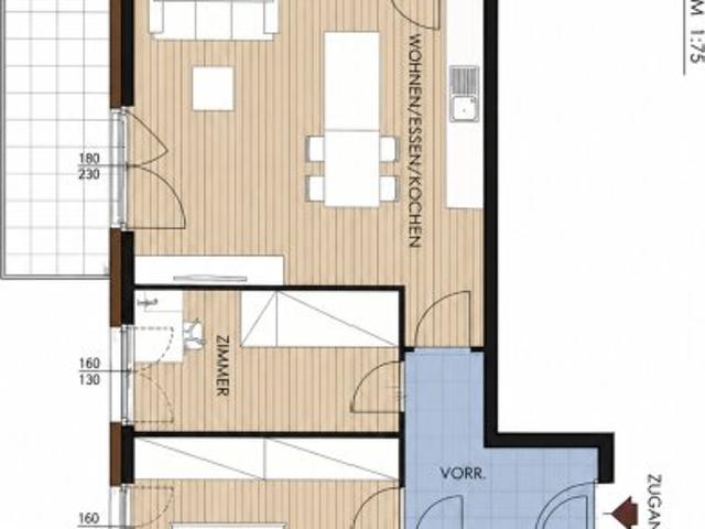 Moderne 3 Zi Wohnung mit Balkon & Garage in Seekirchen – Erstbezug, 65m²