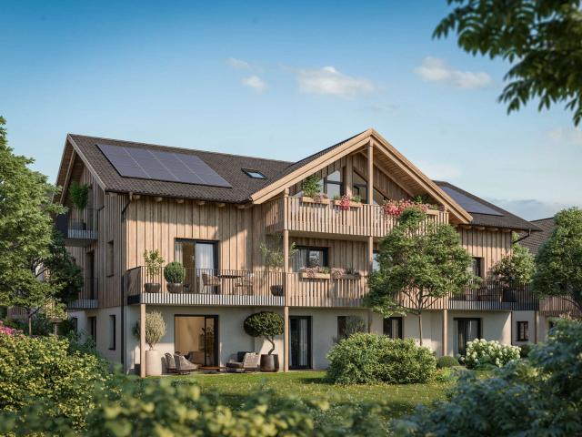 Moderne 3 Zimmer Neubauwohnung im Dachgeschoss mit Balkon