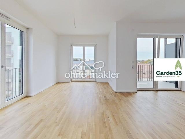 Moderne 3 Zimmer Neubauwohnung mit LOGGIA und EBK im zukunftsweisenden Lagarde Campus