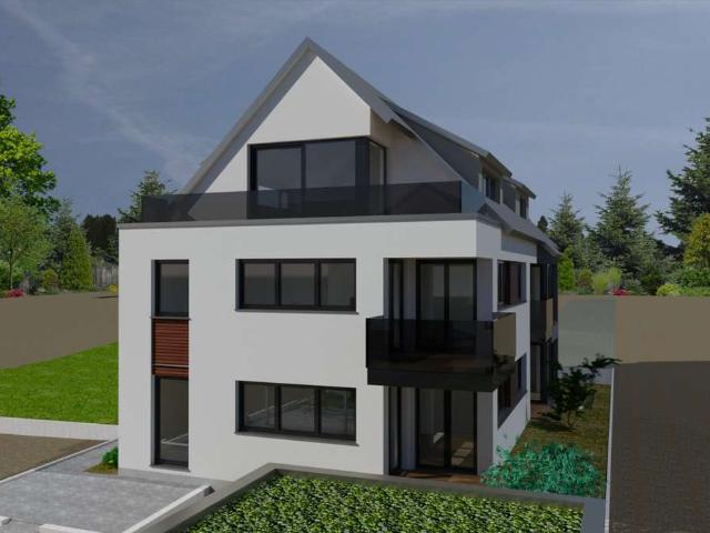 Moderne 3 Zimmer Neubauwohnung mit Terrasse und eigenem Garten | Erstbezug