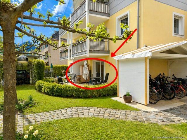 Moderne 3 Zimmer Erdgeschosswohnung mit Südterrasse in Reichenhall ideal für Alleinstehende u. Paare!