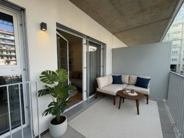 52m² WG taugliche 3 Zimmer Wohnung Balkon & Küche möbliert in Graz gegenüber Messe