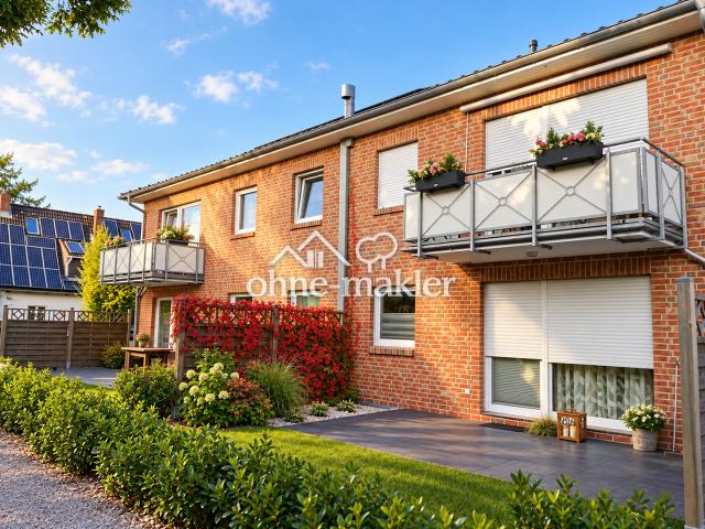 Moderne 3 Zimmer Wohnung im solar unterstützten Haus
