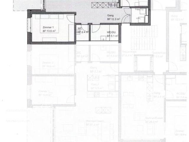 Moderne 3 Zimmer Wohnung in Auw Neubau mit Minergie Zertifizierung
