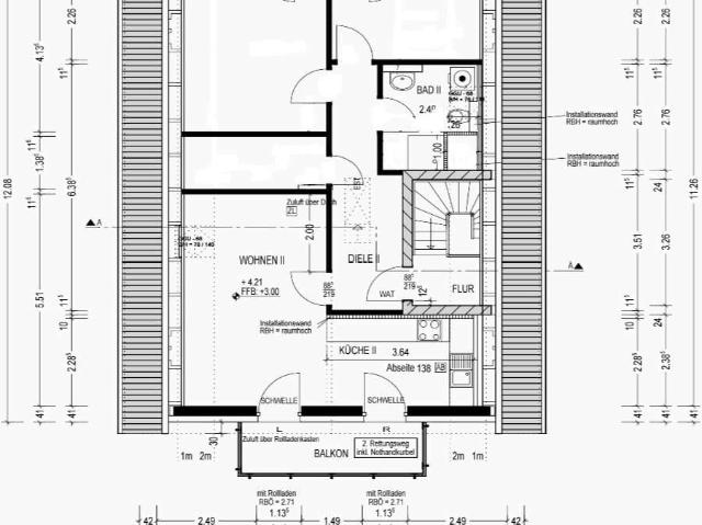 Moderne 3 Zimmer Wohnung in ruhiger Lage