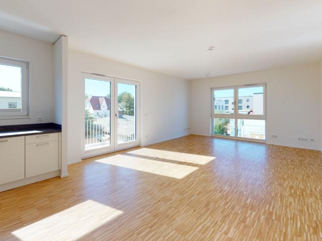 Moderne 3 Zimmer Wohnung mit Balkon im Grünen!