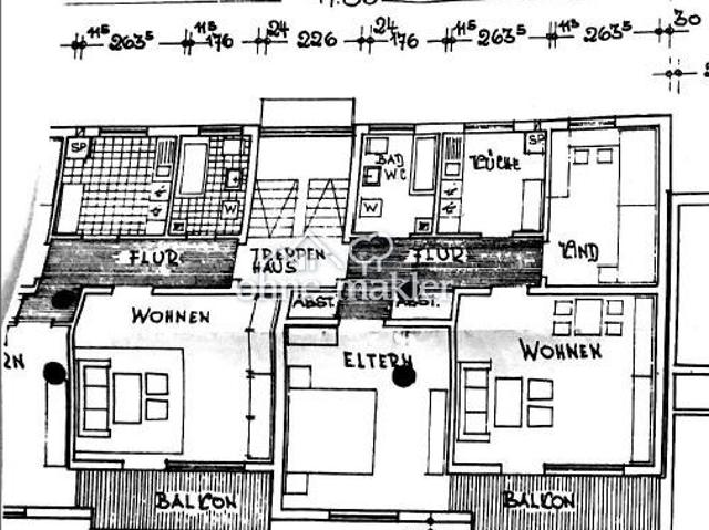 Moderne 3 Zimmer Wohnung mit Balkon in Munderkingen