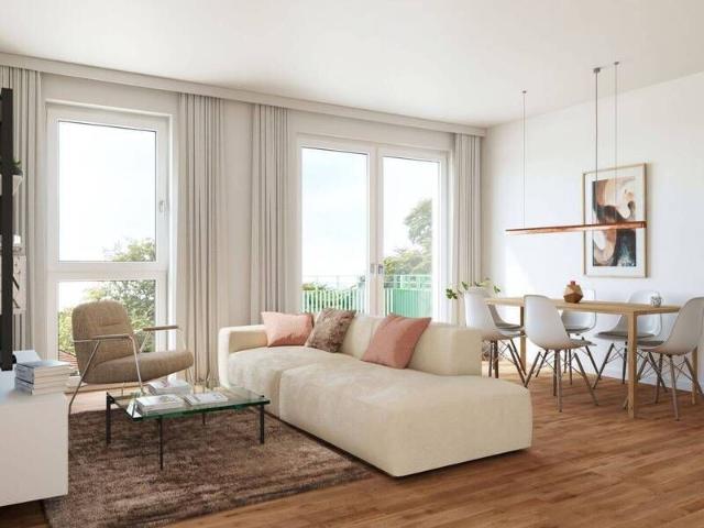 Moderne 3 Zimmer Wohnung mit EBK und ZWEI BALKONEN im Neubauquartier 'Ferdinand's Garden'