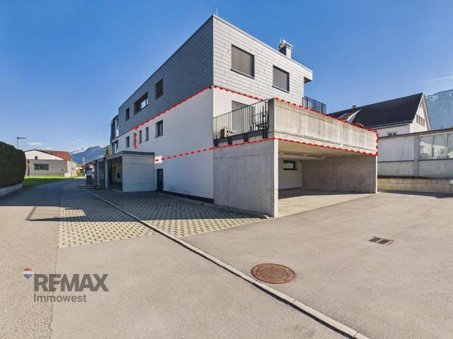 Moderne 3 Zimmer Wohnung mit großer Sonnenterrasse & traumhafter Ruhelage in Schlins