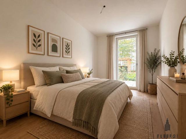 Moderne 3 Zimmer Wohnung mit großer Terrasse und innovativer Klimatechnik