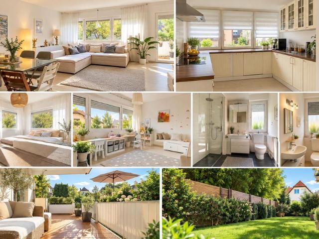 Moderne 3 Zimmer Wohnung mit Südwest Balkon und Gartenzugang