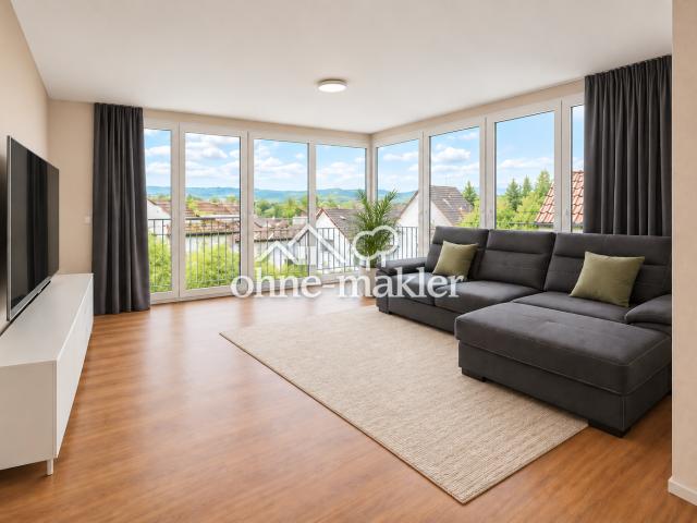 Moderne 3 Zimmer Wohnung mit verglaster Loggia, 2 Balkonen & 2 TG Stellplätzen