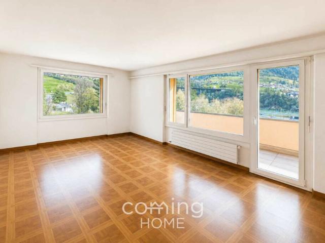 Zeitgemäss wohnen in Brig Glis 4.5 Zimmer Wohnung mit Balkon und Bergpanorama