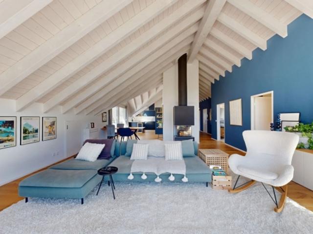 Moderne 4.5 Zimmer Attikawohnung mit zwei Einstellhallenplätzen