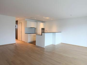 Moderne 4.5 Zimmer Erdgeschosswohnung mit Aussicht ins Grüne!