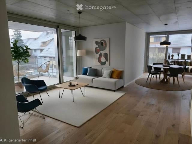 Moderne 4.5 Zimmer Neubau Wohnung in Wohlen AG