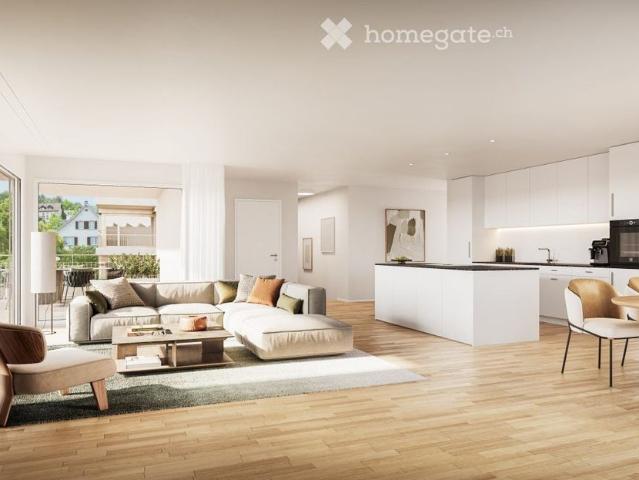 Moderne 4.5 Zimmer Neubauwohnung mit Balkon in Küttigen – Erstbezug!