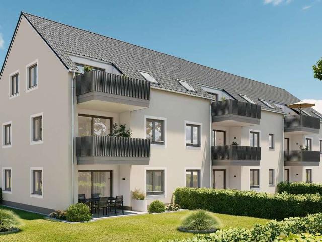 moderne 4 Zi. DG Wohnung WE 9 mit Balkon in ruhiger Lage in Furth b. Landshut