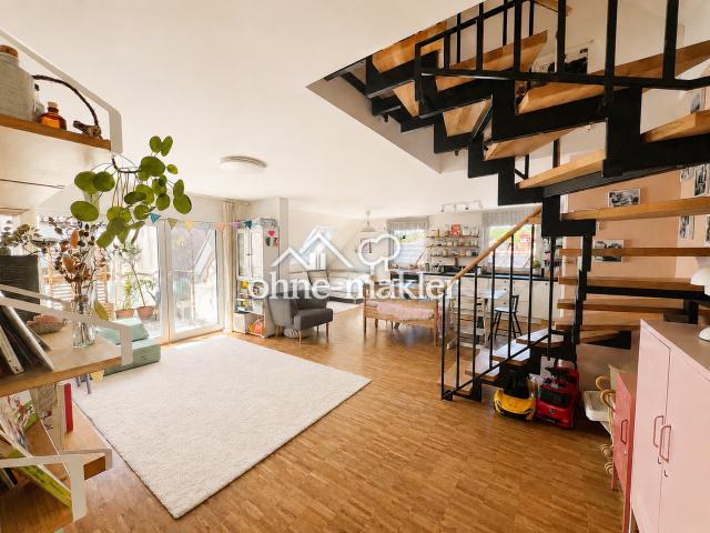 Moderne 4 Zimmer Maisonette mit großer Dachterrasse im Ortskern
