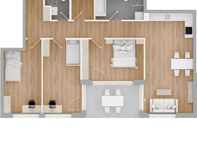 Moderne 4 Zimmer Neubauwohnung in Endingen am Kaiserstuhl zu vermieten