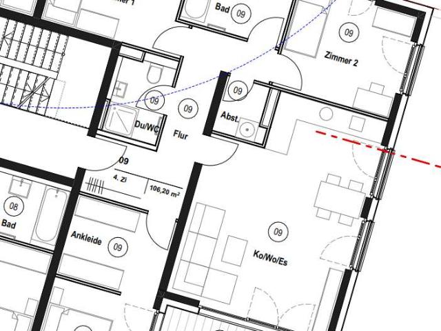 Moderne 4 Zimmer Wohnung in ruhiger Lage
