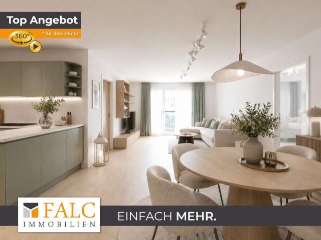 Moderne 4 Zimmer Wohnung mit Balkon, Aufzug und Tiefgaragenstellplatz