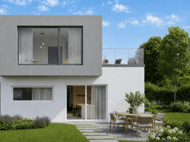 Moderne 4 Zimmer Wohnung mit Terrasse und privatem Außenbereich