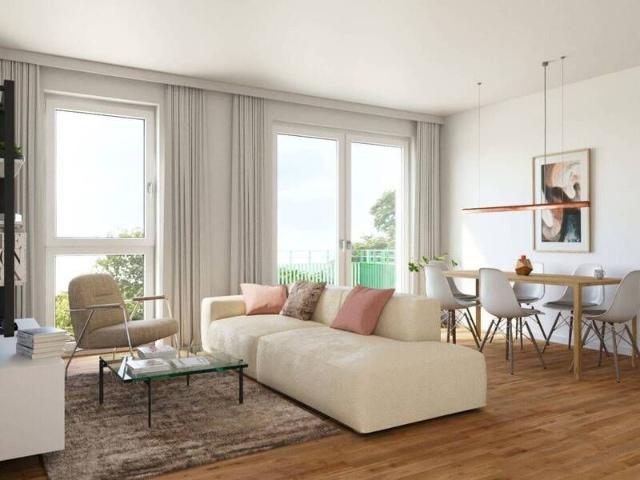 Moderne 4 Zimmer Wohnung mit 2 BALKONEN, 2 BÄDERN und EBK im Neubauquartier 'Ferdinand's Garden'