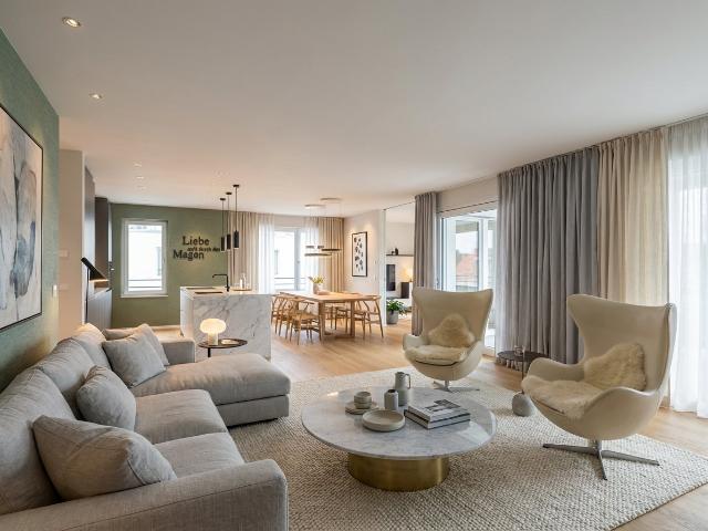 Moderne 5.5 Zimmer Neubauwohnung in nachhaltiger Bauweise in Muolen