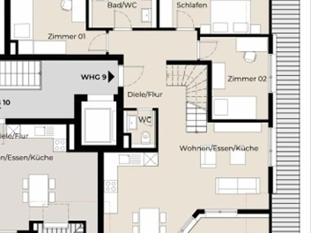 Moderne 5 Zimmer Maisonette im Neubau, TG Stellplatz optional möglich