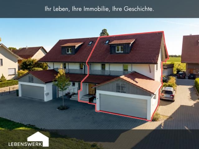 Modernes 5.5 Zimmer Doppeleinfamilienhaus mit Garten und zwei Balkonen, Graltshausen Berg TG