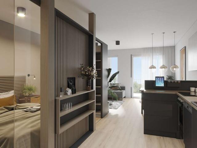 Modernes 1,5 Zimmer Apartment in Top Lage / barrierefrei und teilmöbliert mit Einbauküche